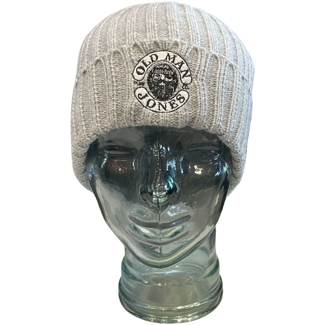 LIGHTWEIGHT Junior RIBBED BEANIE – Grey