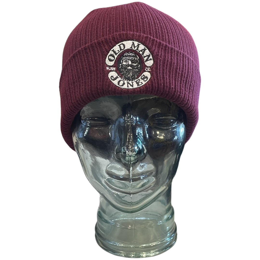 100% ORGANIC Junior BEANIE – MAROON
