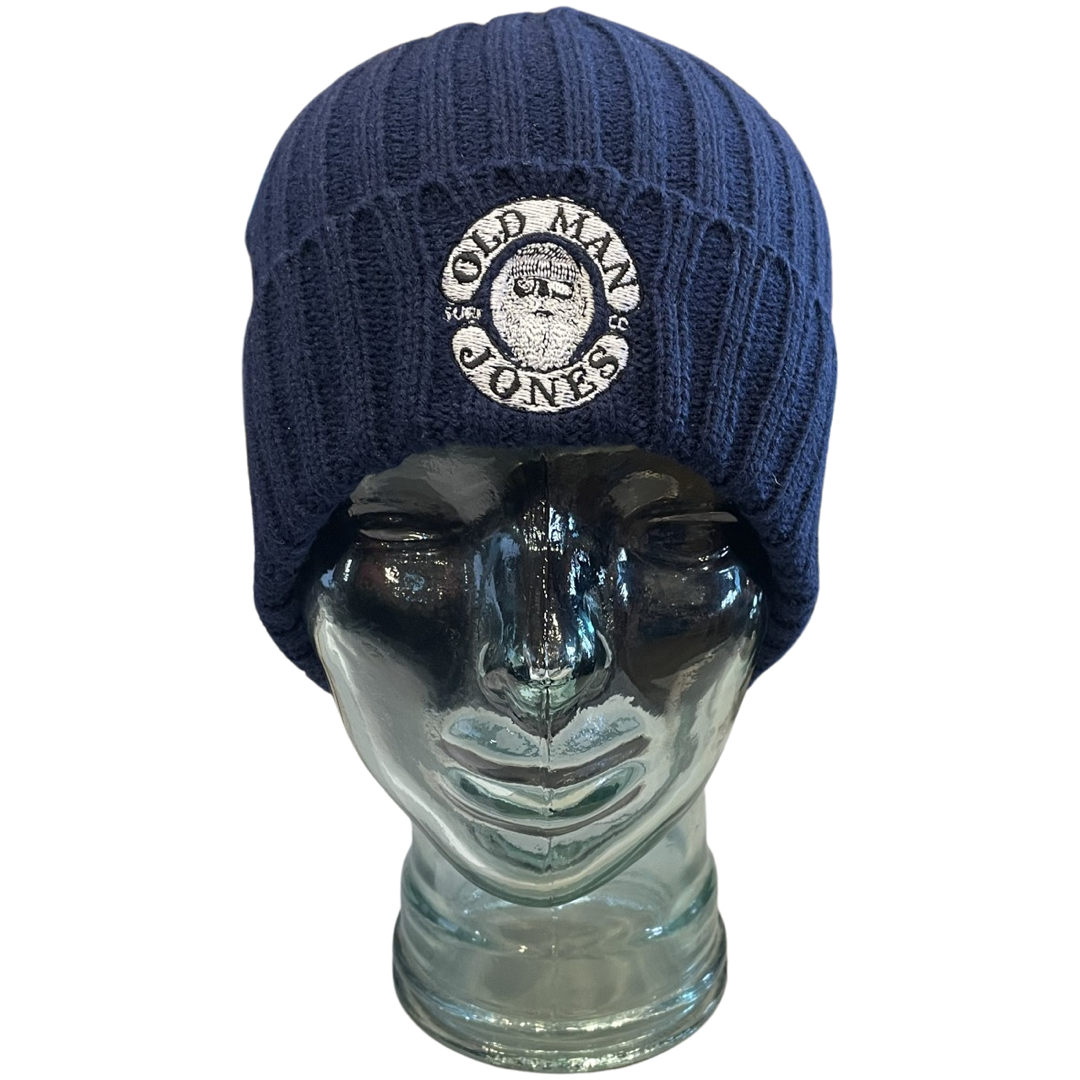 LIGHTWEIGHT Junior RIBBED BEANIE – NAVY