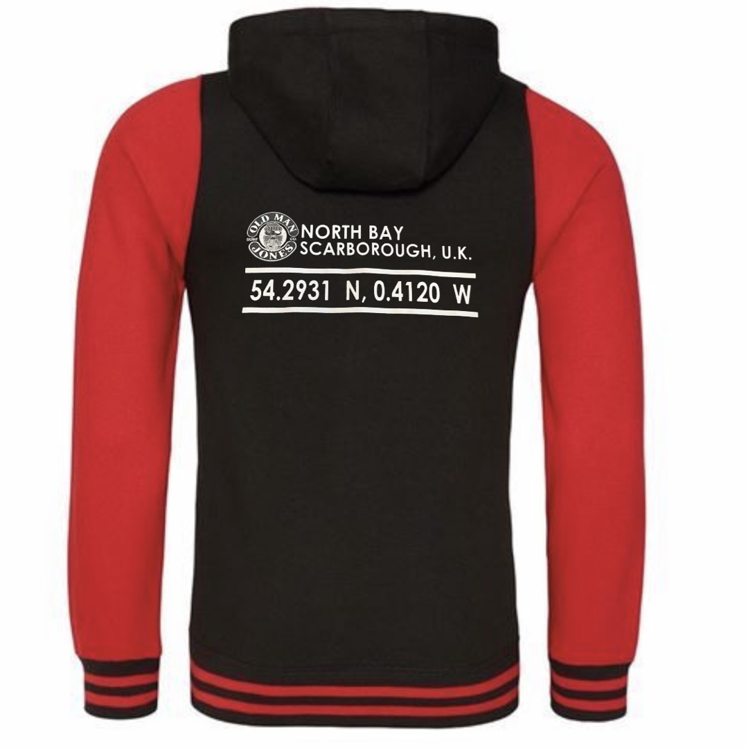 Baseball Style - Black & Red - Zip up - Image 2