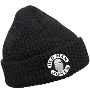 Lightweight adult Ribbed Beanie - Black
