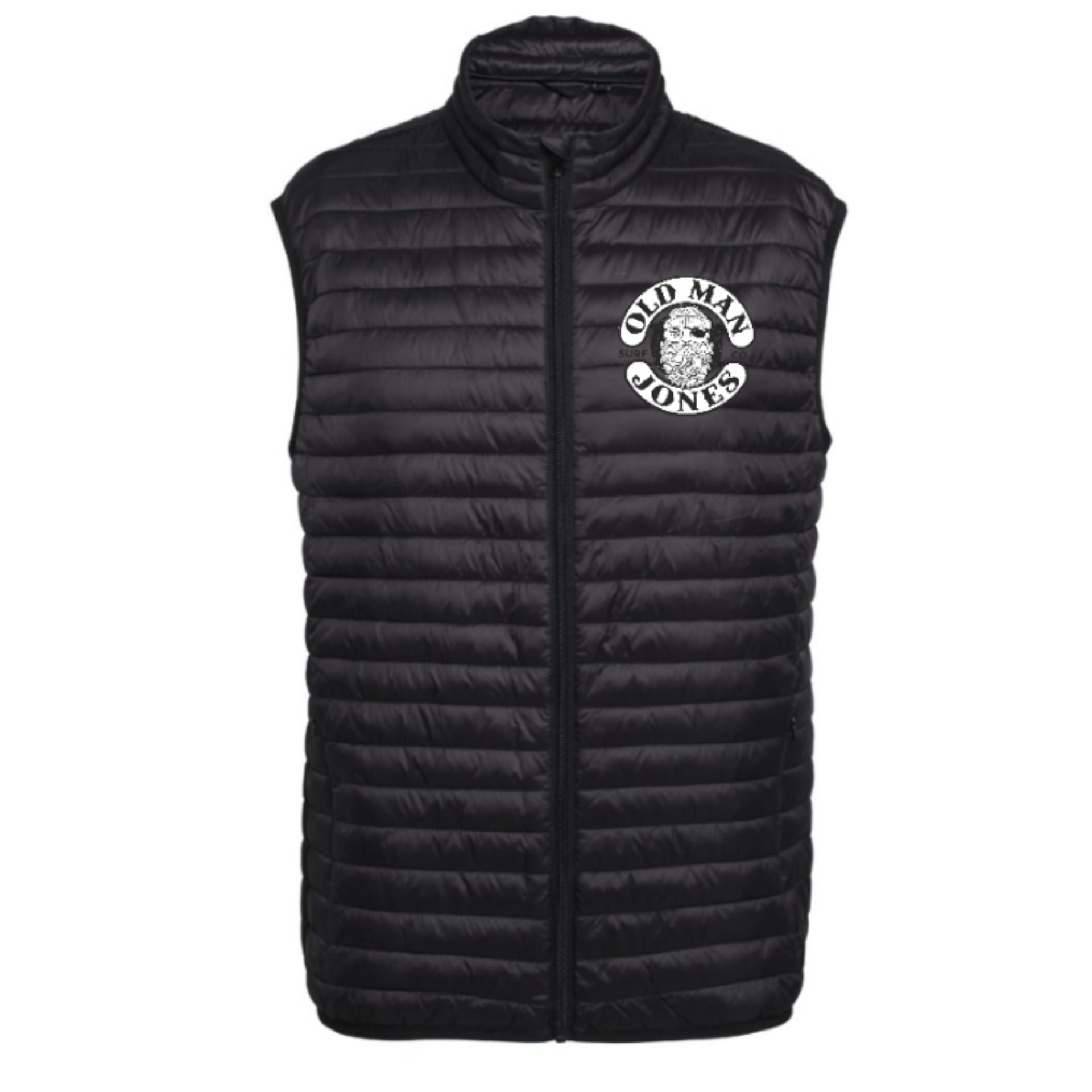 Fineline padded gilet - Black