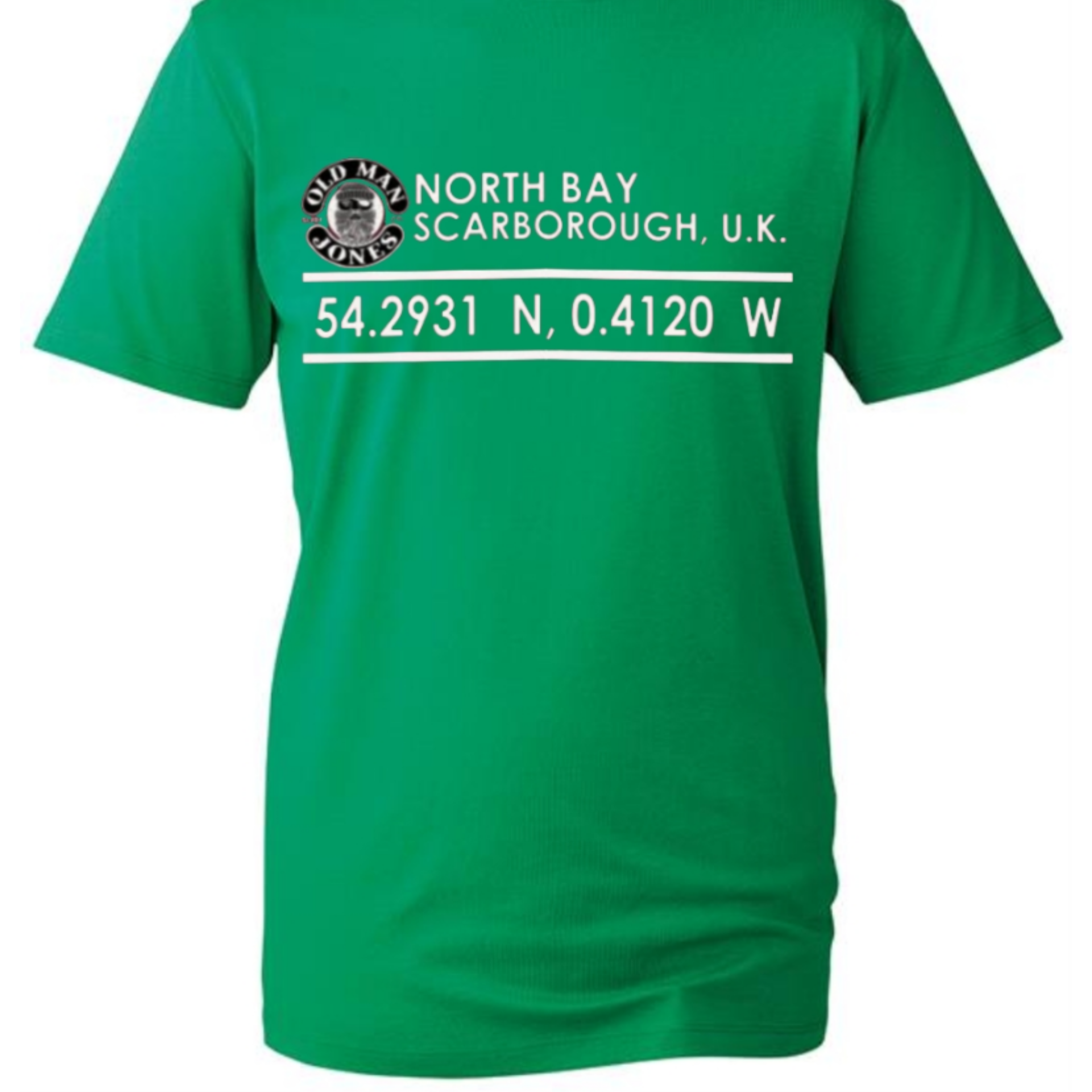 STITCHED COORDINATES LOGO TEE – Kelly Green - Image 2