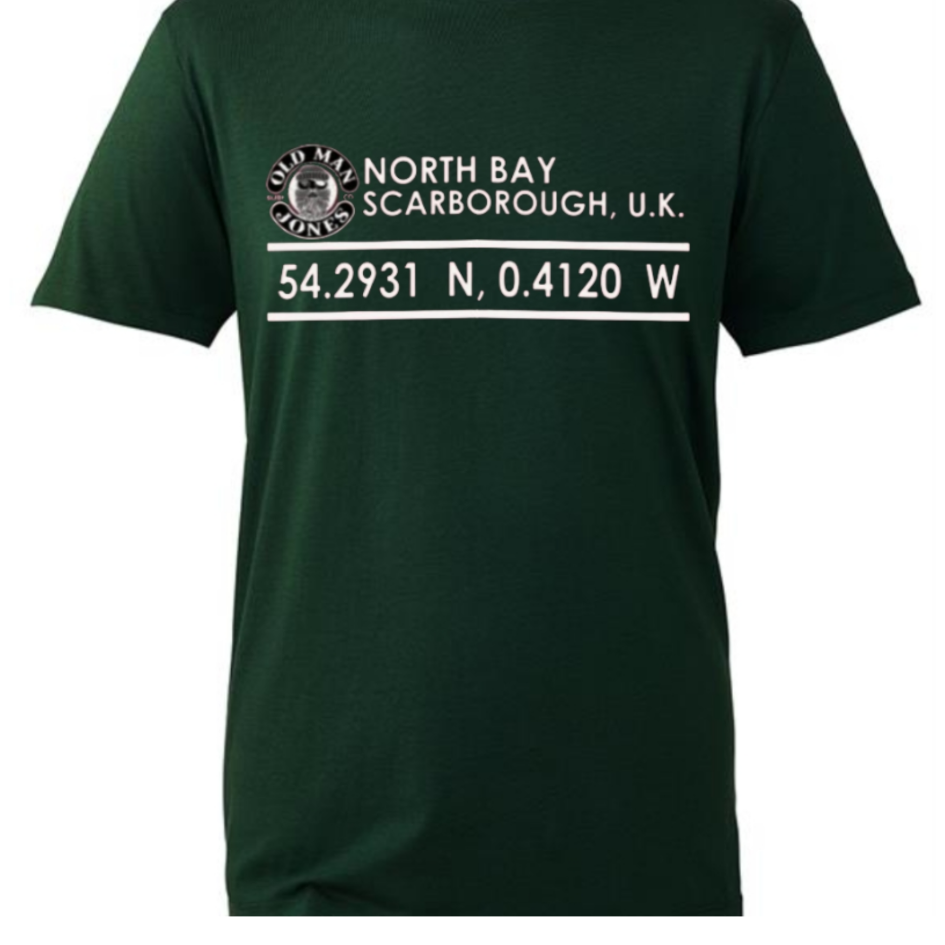 STITCHED COORDINATES LOGO TEE – Forest Green - Image 2