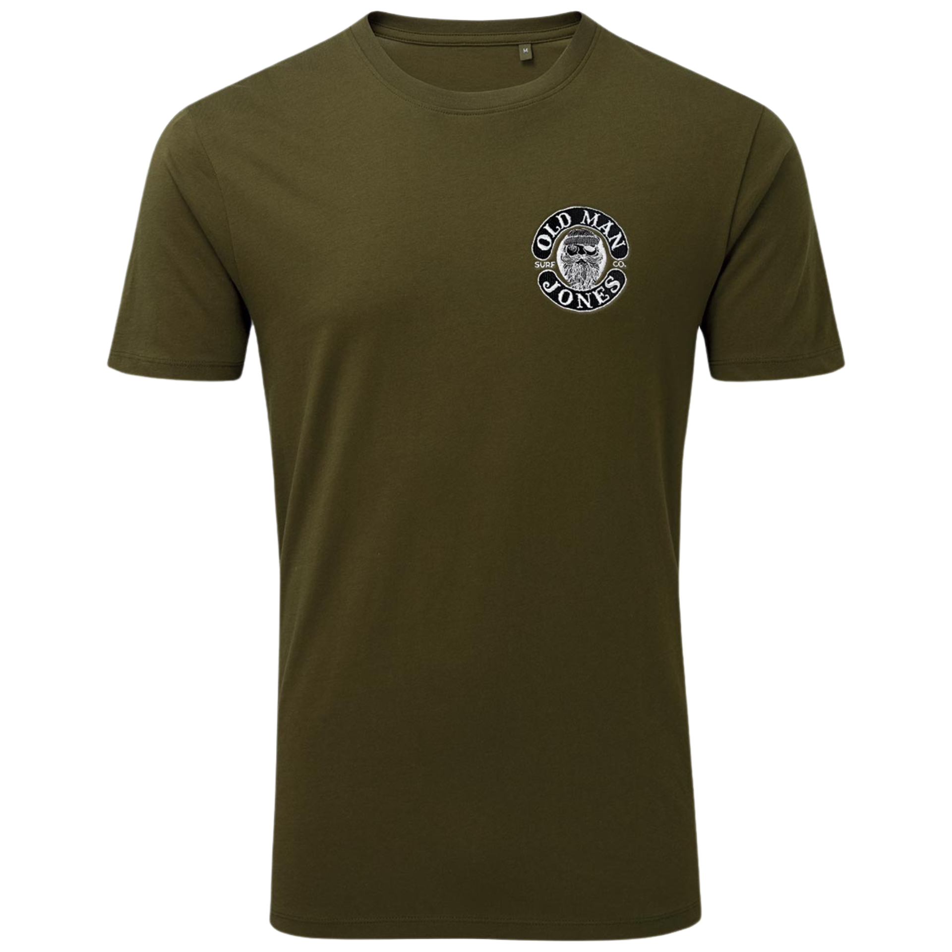 STITCHED COORDINATES LOGO TEE – Khaki