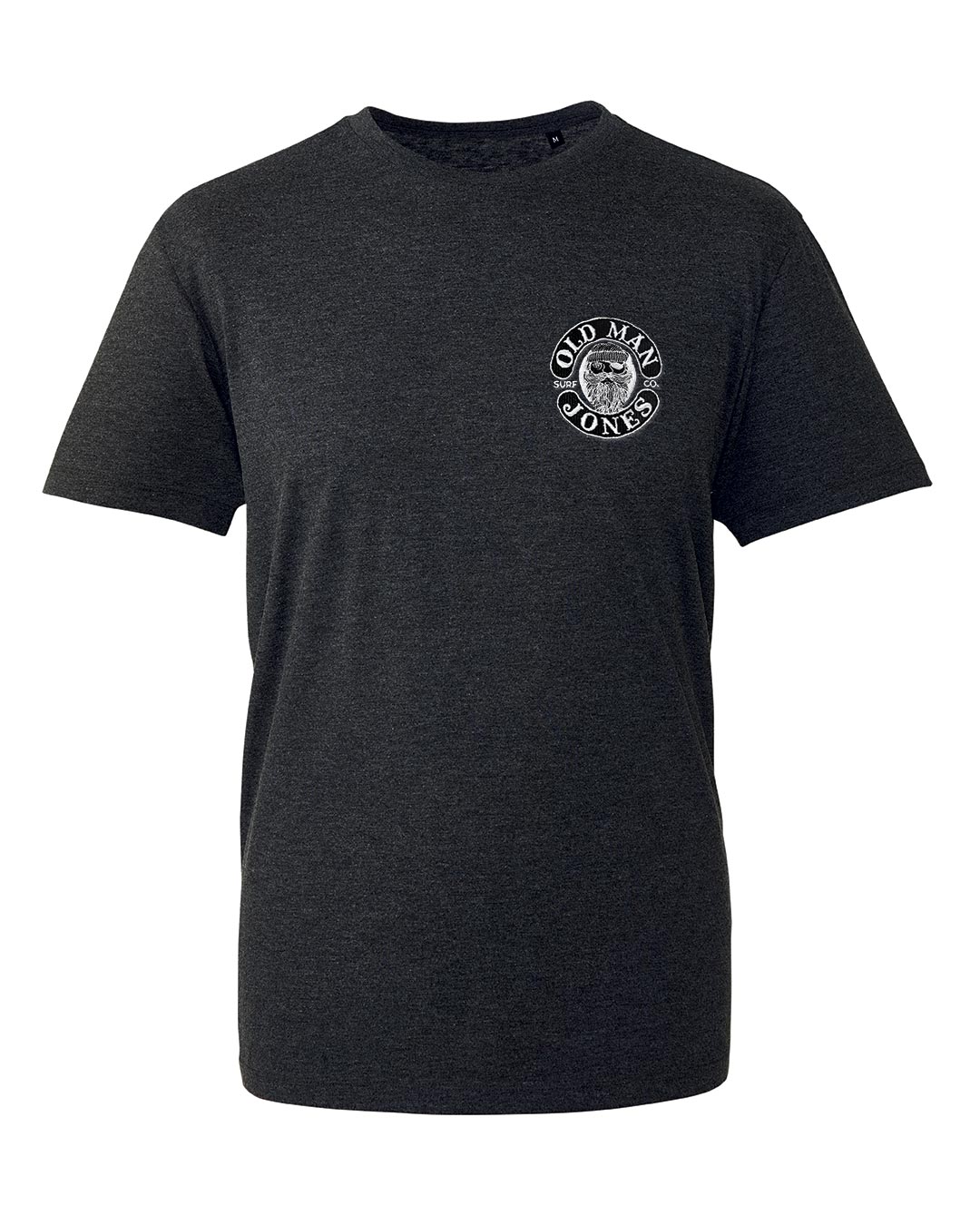 STITCHED COORDINATES LOGO TEE – Black Marl