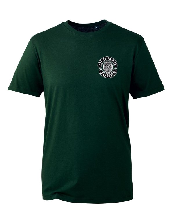 STITCHED COORDINATES LOGO TEE – Forest Green