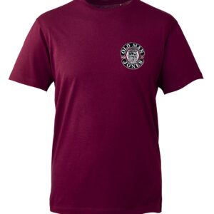 STITCHED COORDINATES LOGO TEE – Burgundy
