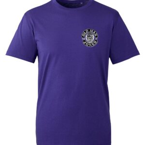 STITCHED COORDINATES LOGO TEE – Purple