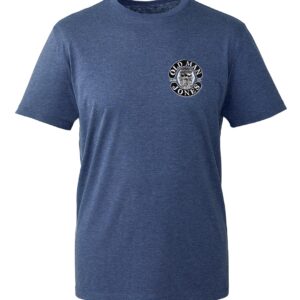 STITCHED COORDINATES LOGO TEE – Navy Marl