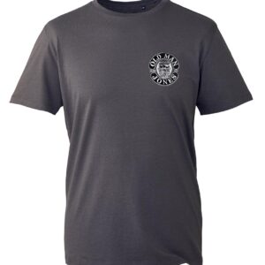 STITCHED COORDINATES LOGO TEE – Charcoal