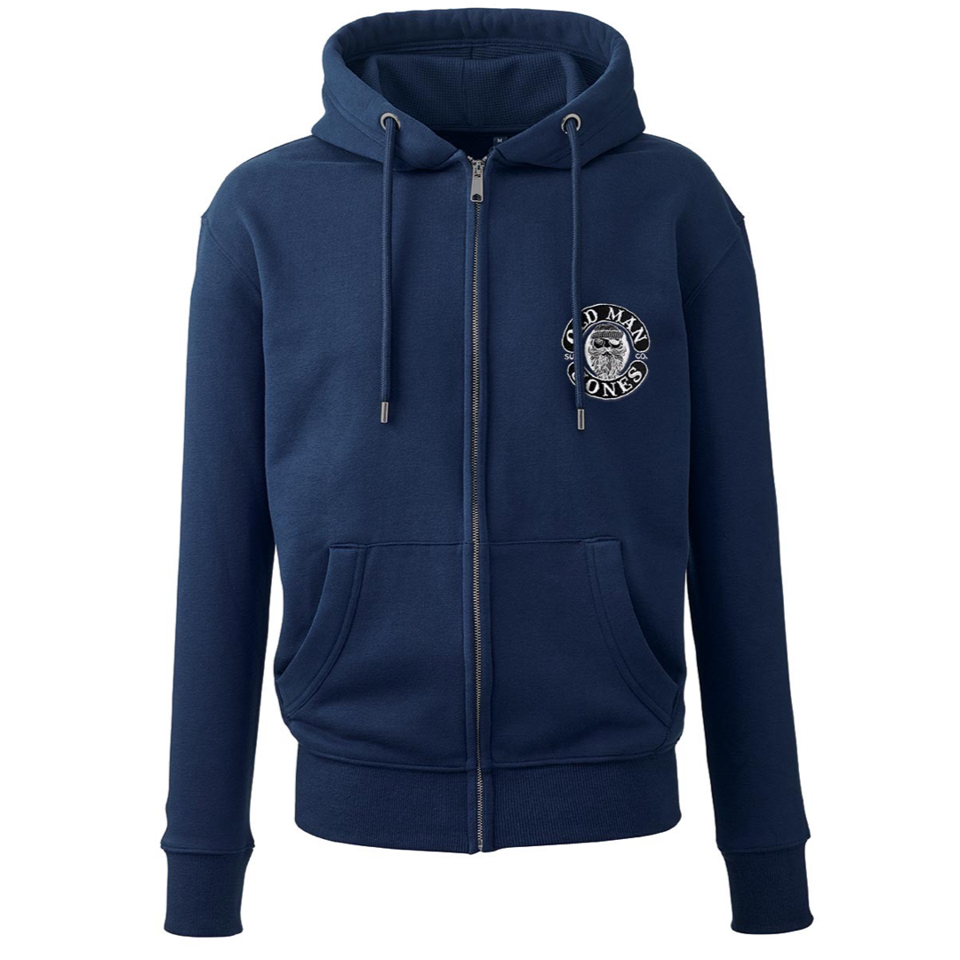 Stitched Logo - Oxford Navy - Zip up