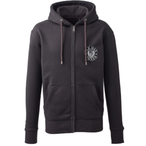 Stitched Logo - Charcoal - Zip up