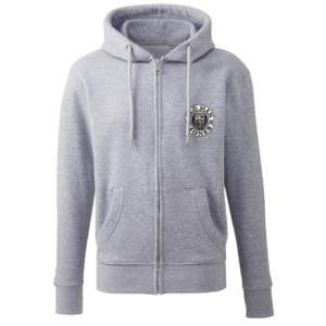 Stitched Logo - Marl Grey - Zip up