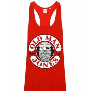 Muscle Cut Racerback Vest - Red