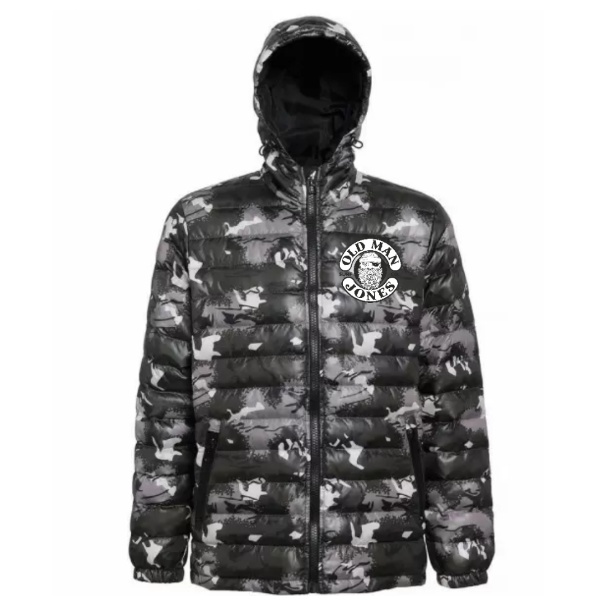 Padded Jacket - Quilted Lining - Camo / Green