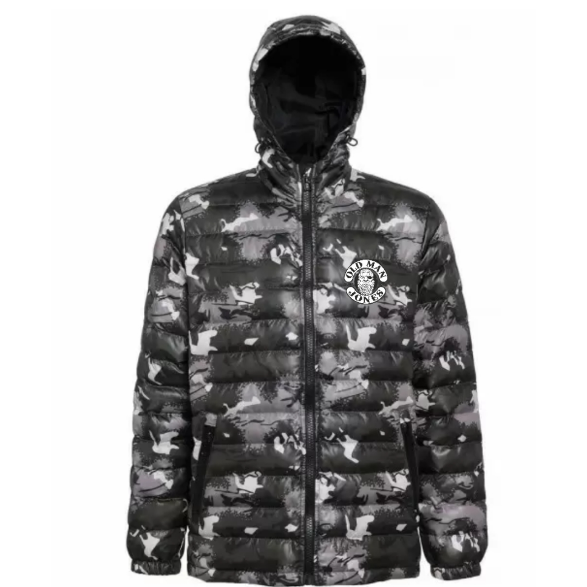 Padded Jacket - Quilted Lining - Camo / Green - Image 2
