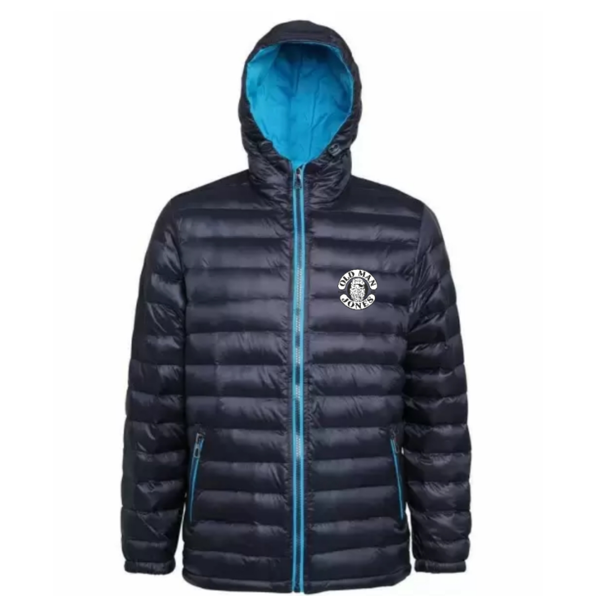 Padded Jacket - Quilted Lining - Navy / Sapphire - Image 2