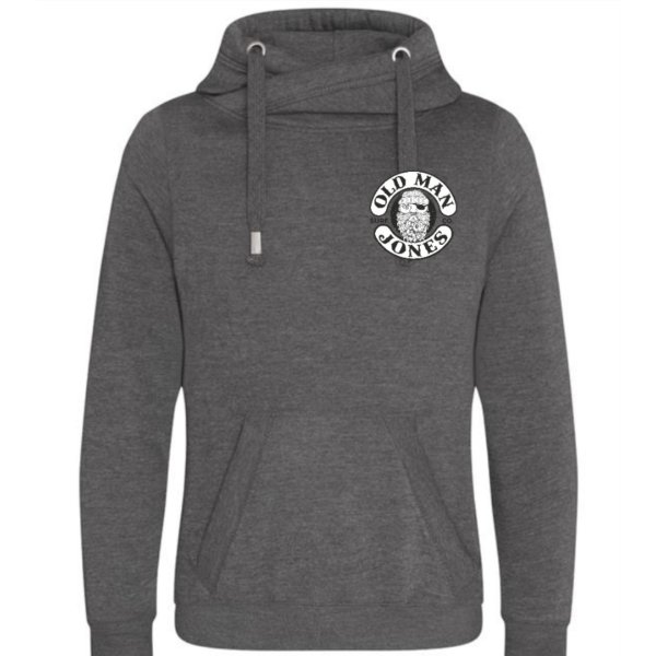 Cross Neck - Charcoal - (Pull On)