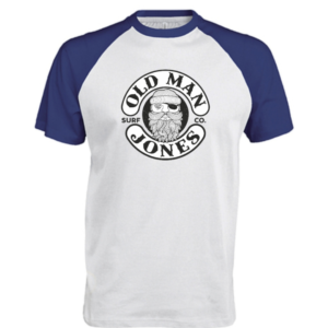 Baseball Style Tee - Royal/White