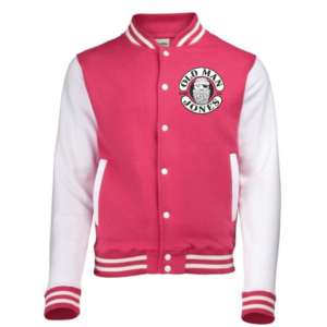 Varsity Jacket - Classic American- Pink / White