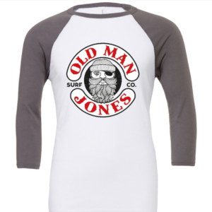 Baseball Tee 3/4 Sleeve - White/Asphalt