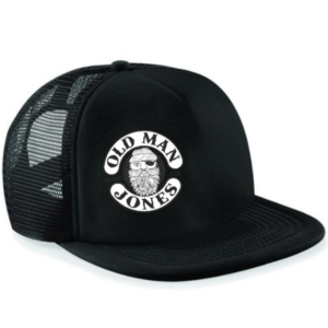 Vintage Trucker Snapback - Black