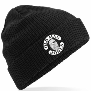 100% Organic adult Beanie - Black