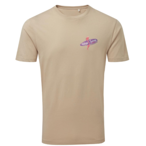 Miss Jones Stitched Logo - Sand- Organic Tee