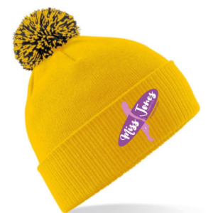 Miss Jones - Two Tone Pom Pom - Gold / Black