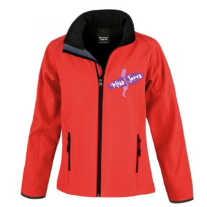 Miss Jones - Core Softshell Jacket - Red / Black