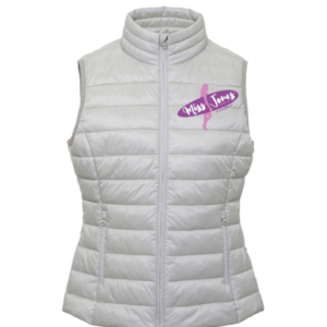 Miss Jones - Terrain Padded Gilet - Silver