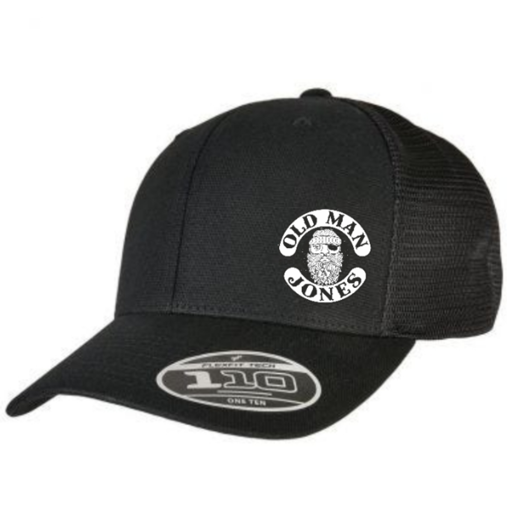 Canvas Trucker Snapback - Black - Image 2