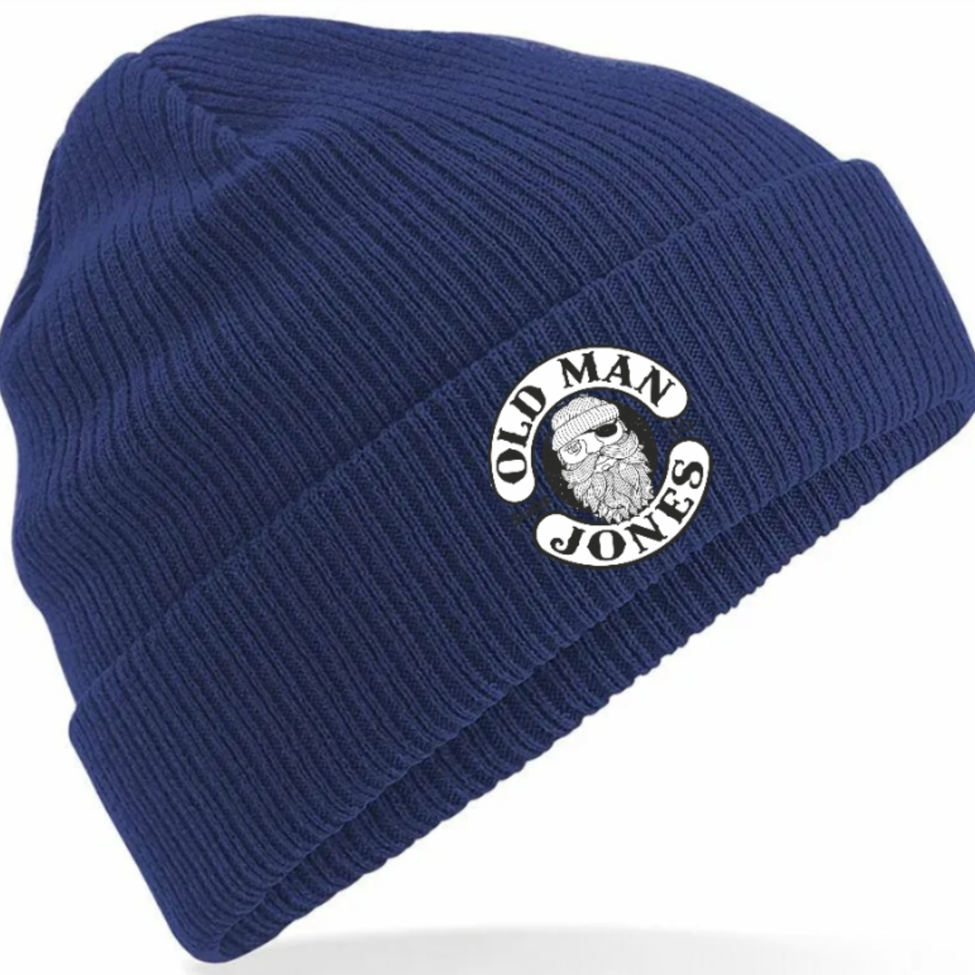 100% Organic adult Beanie - Oxford Navy