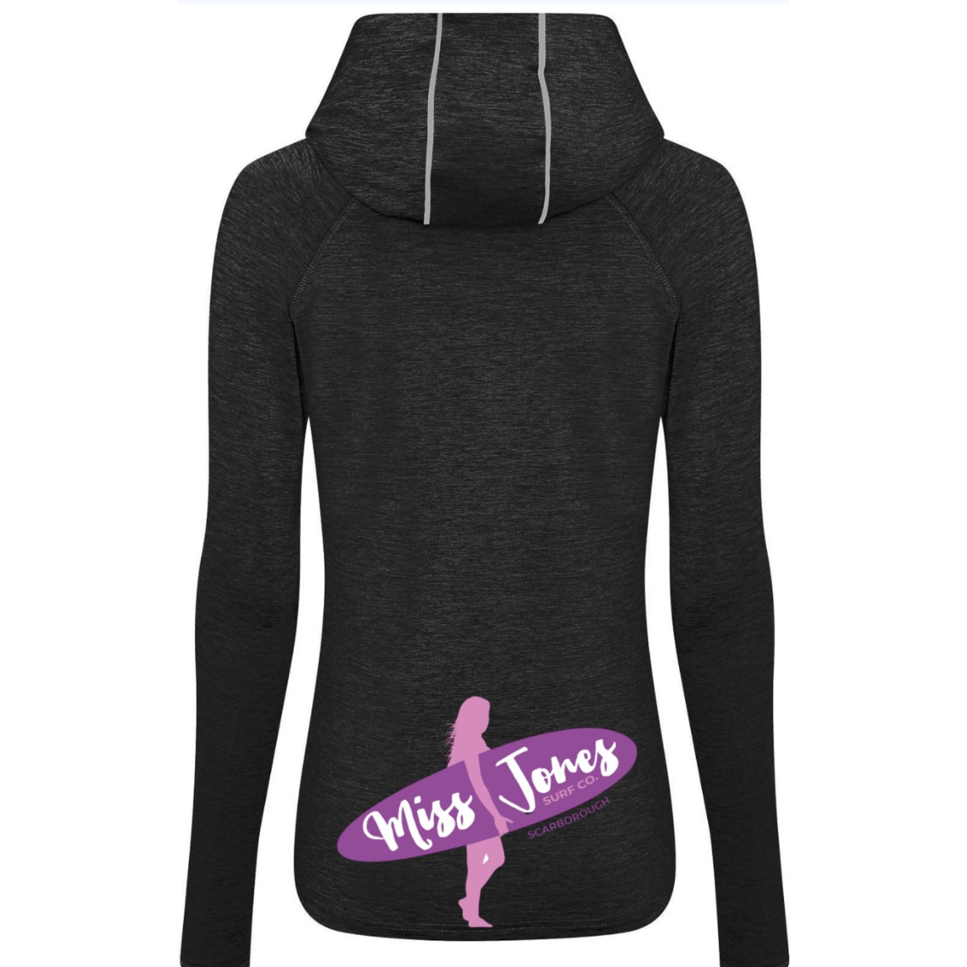 Miss Jones Logo - Black Slate - Cowl Neck - Image 2