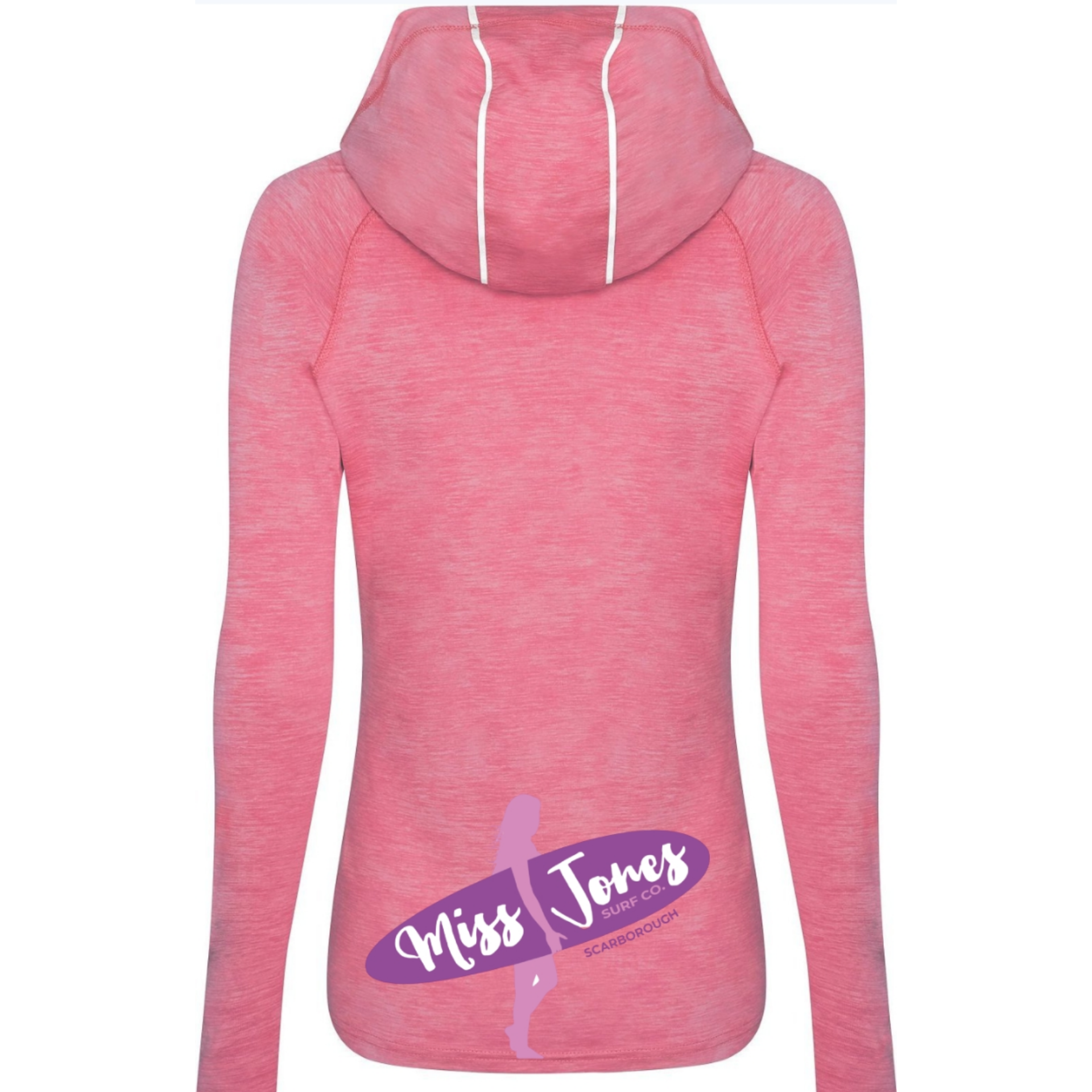 Miss Jones Logo - Electric Pink - Cowl Neck - Image 2