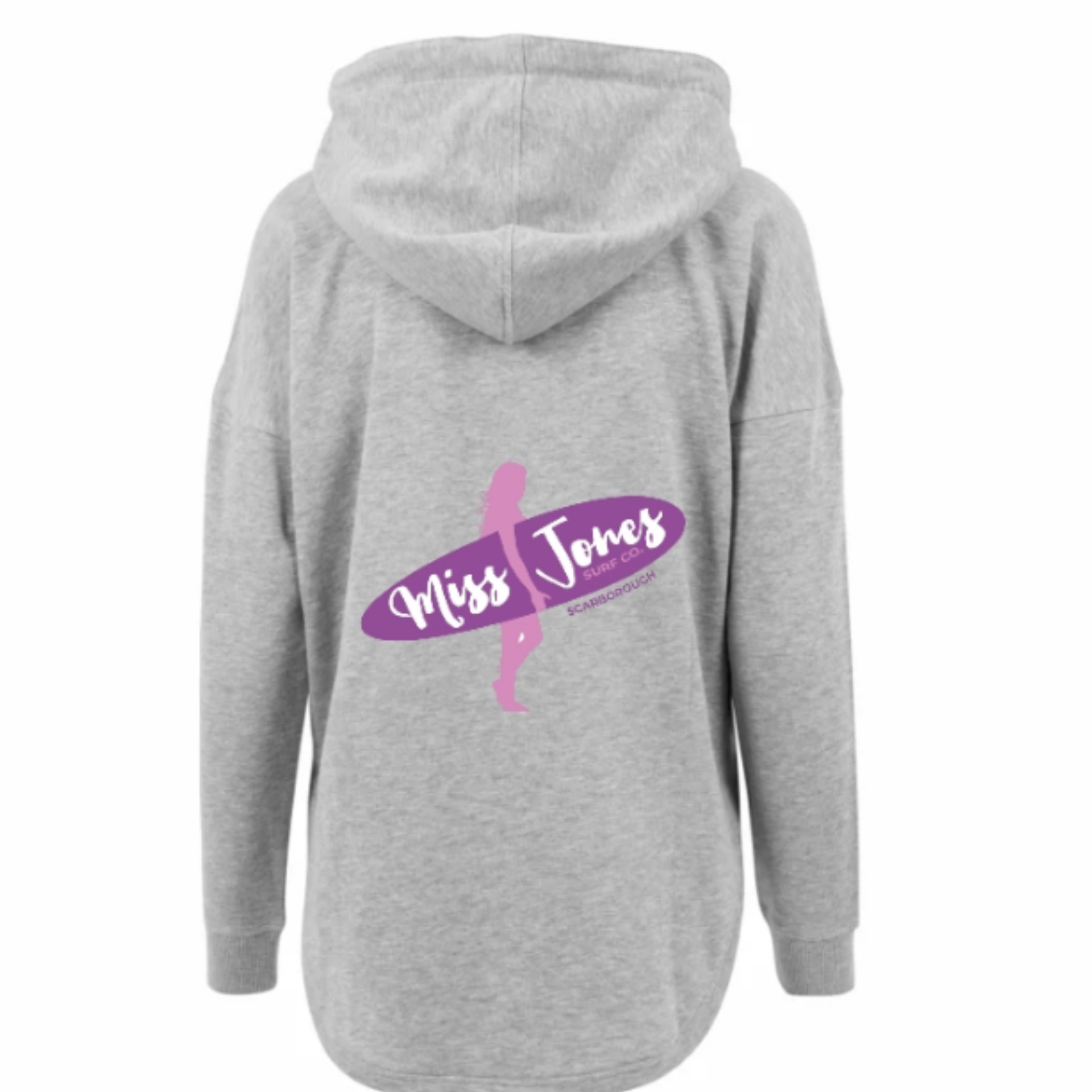 Miss Jones Stitched Logo - Grey - Oversized - Image 2