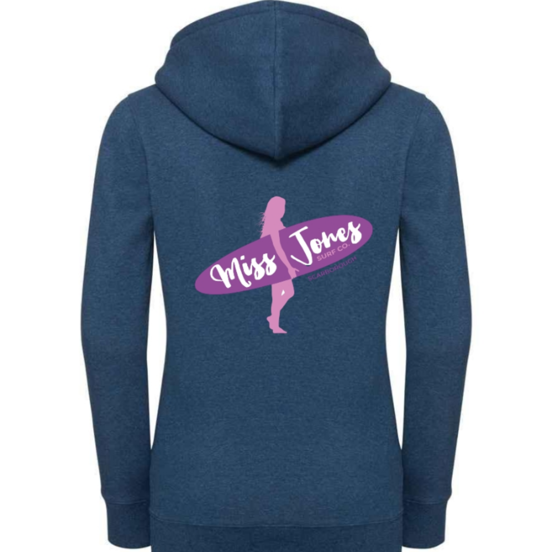 Miss Jones Stitched Logo - Ocean - Zipped - Image 2