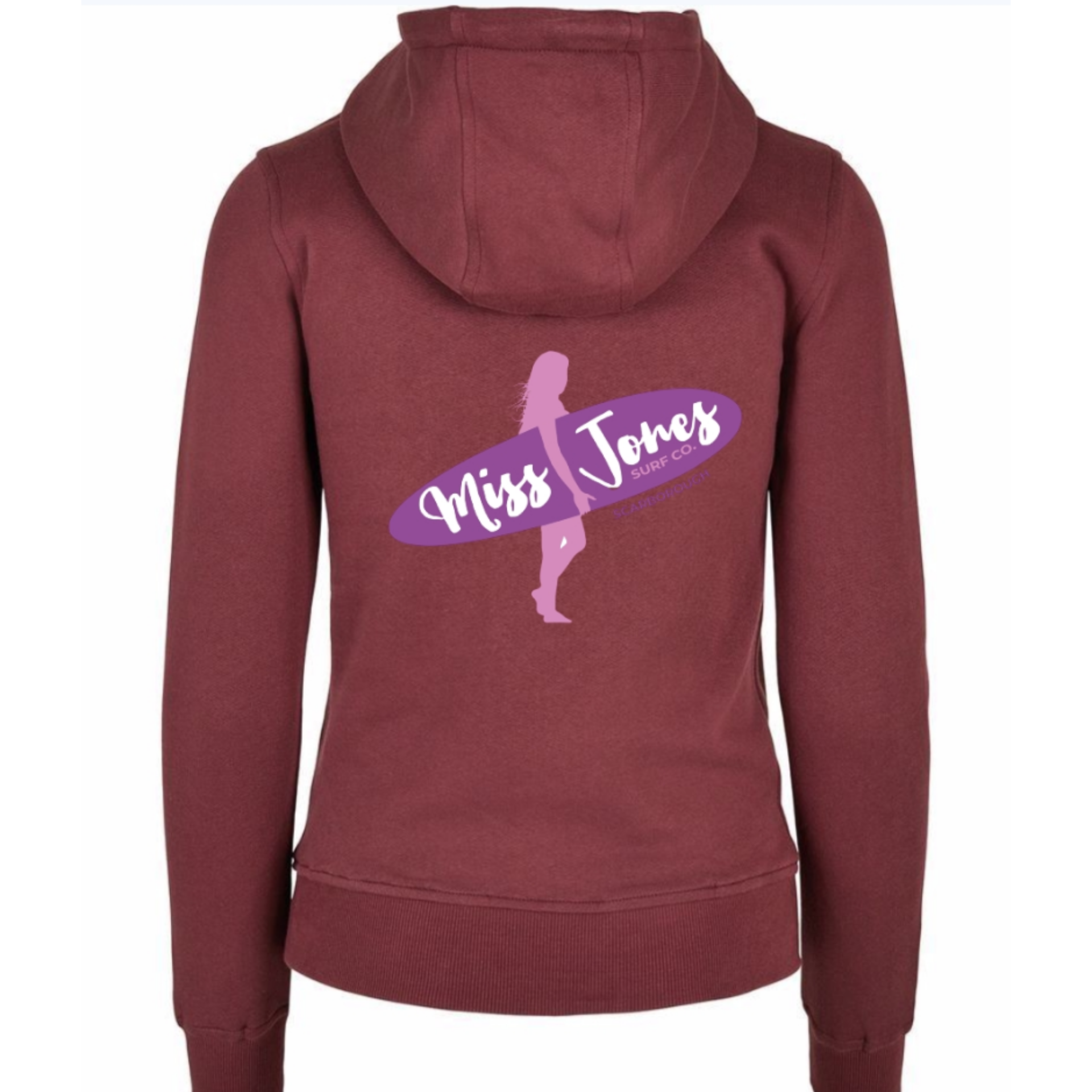 Miss Jones Stitched Logo - Cherry - 100% Organic - Image 2