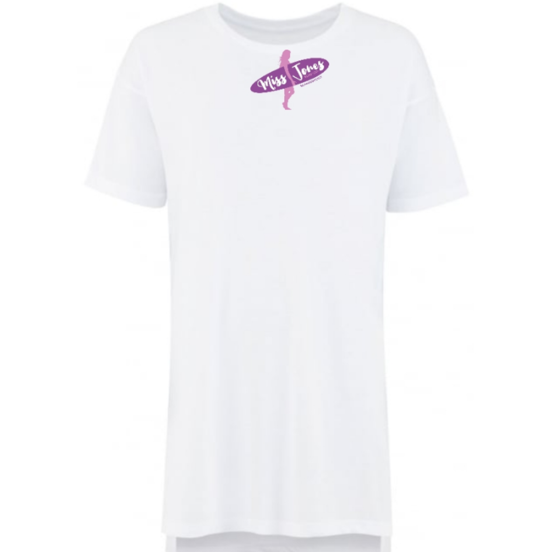 Miss Jones - White - Oversized Lounge Tee