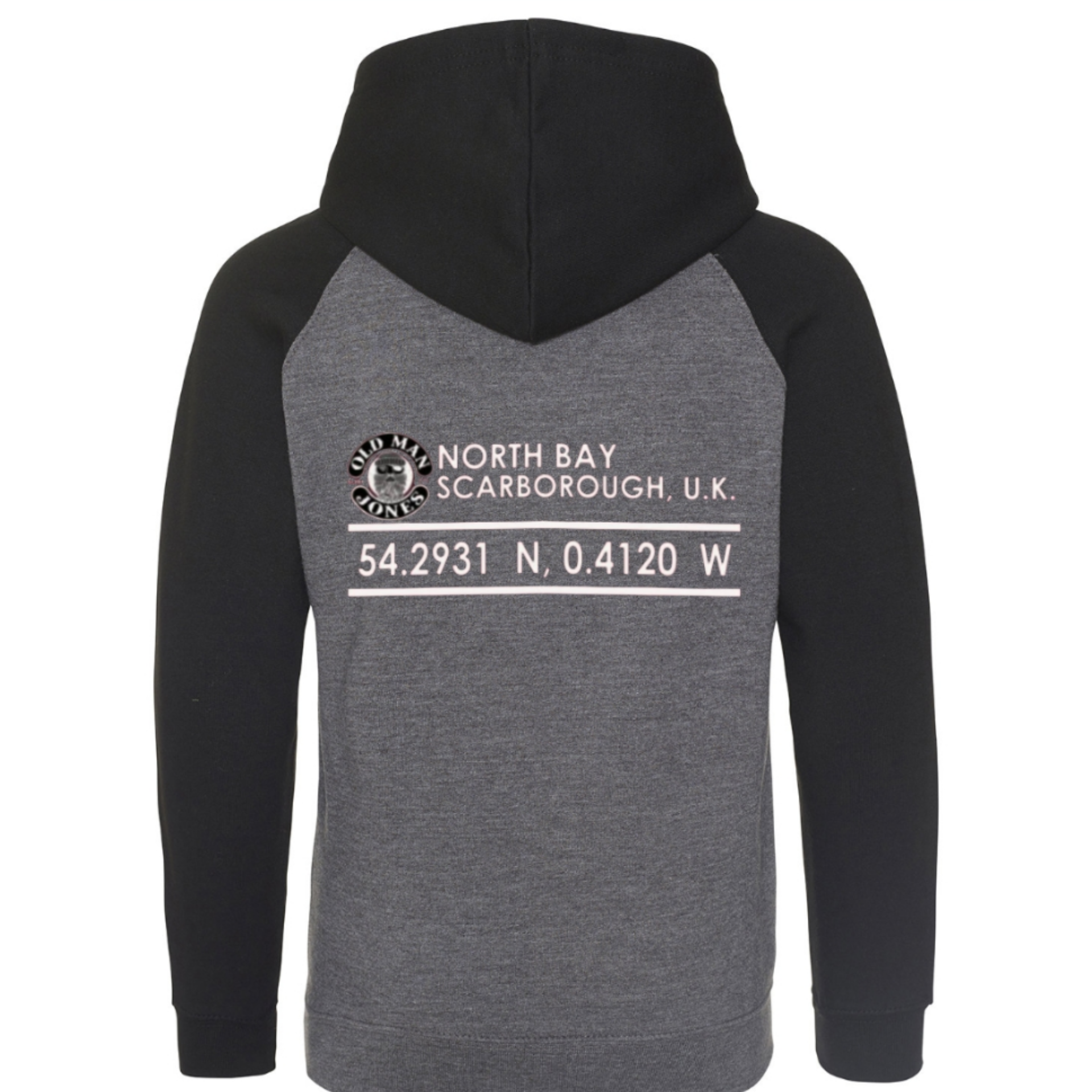 Baseball Style - Charcoal & Black - Zip Up - Image 2