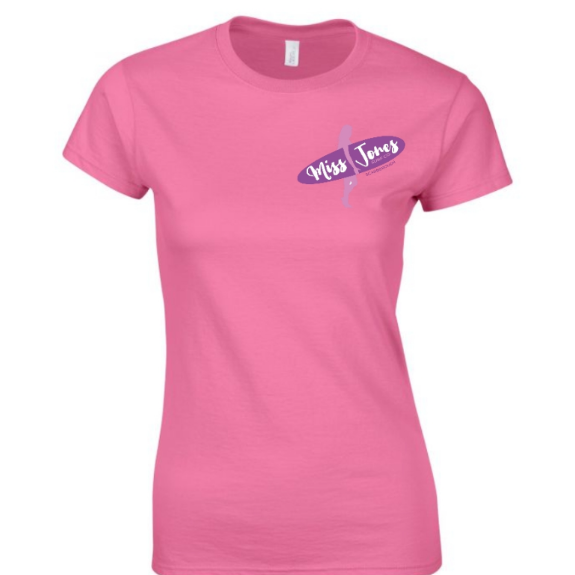 Miss Jones Printed Logo - Heliconia - Ringspun Tee