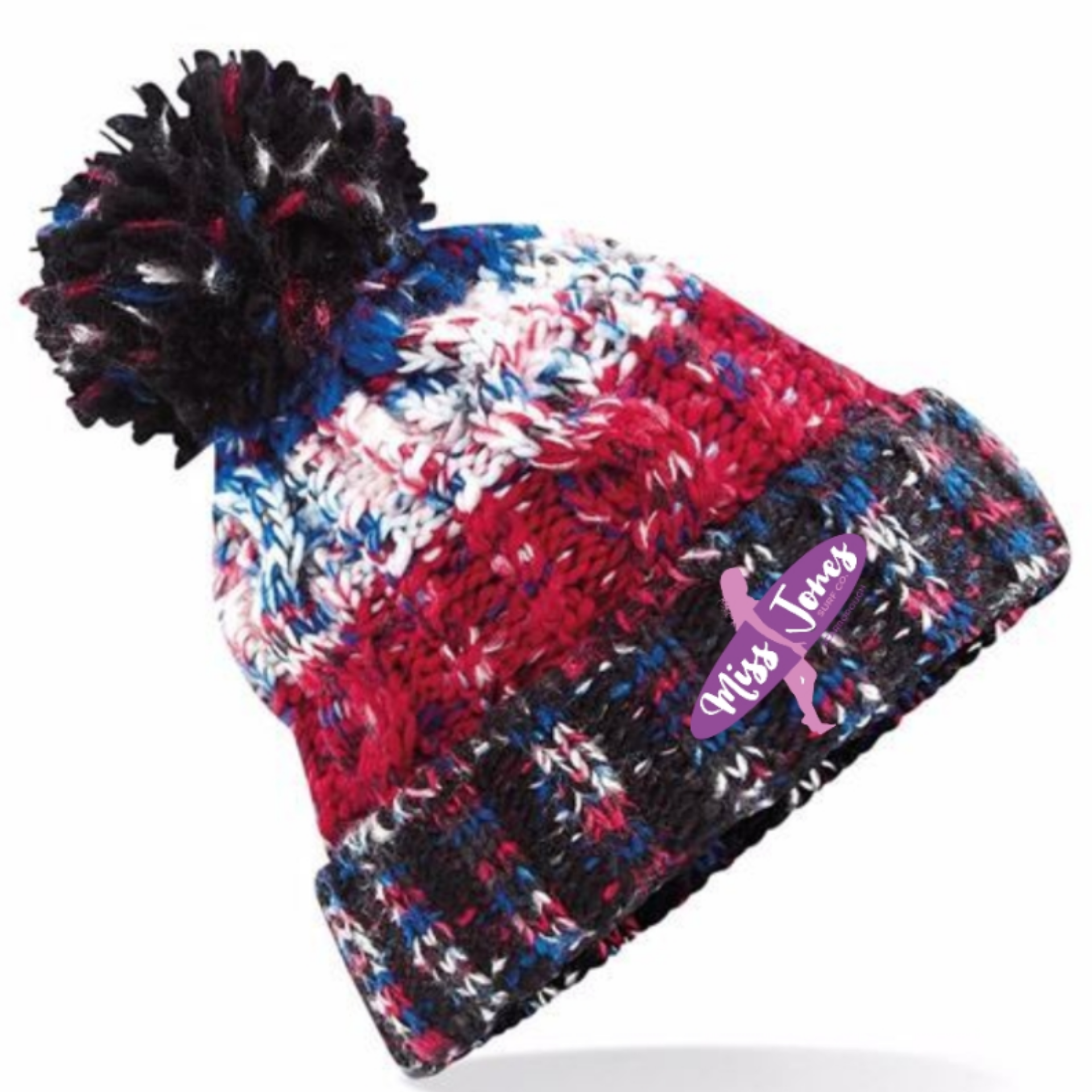 Miss Jones - Corkscrew Pom Pom - Black Jacks