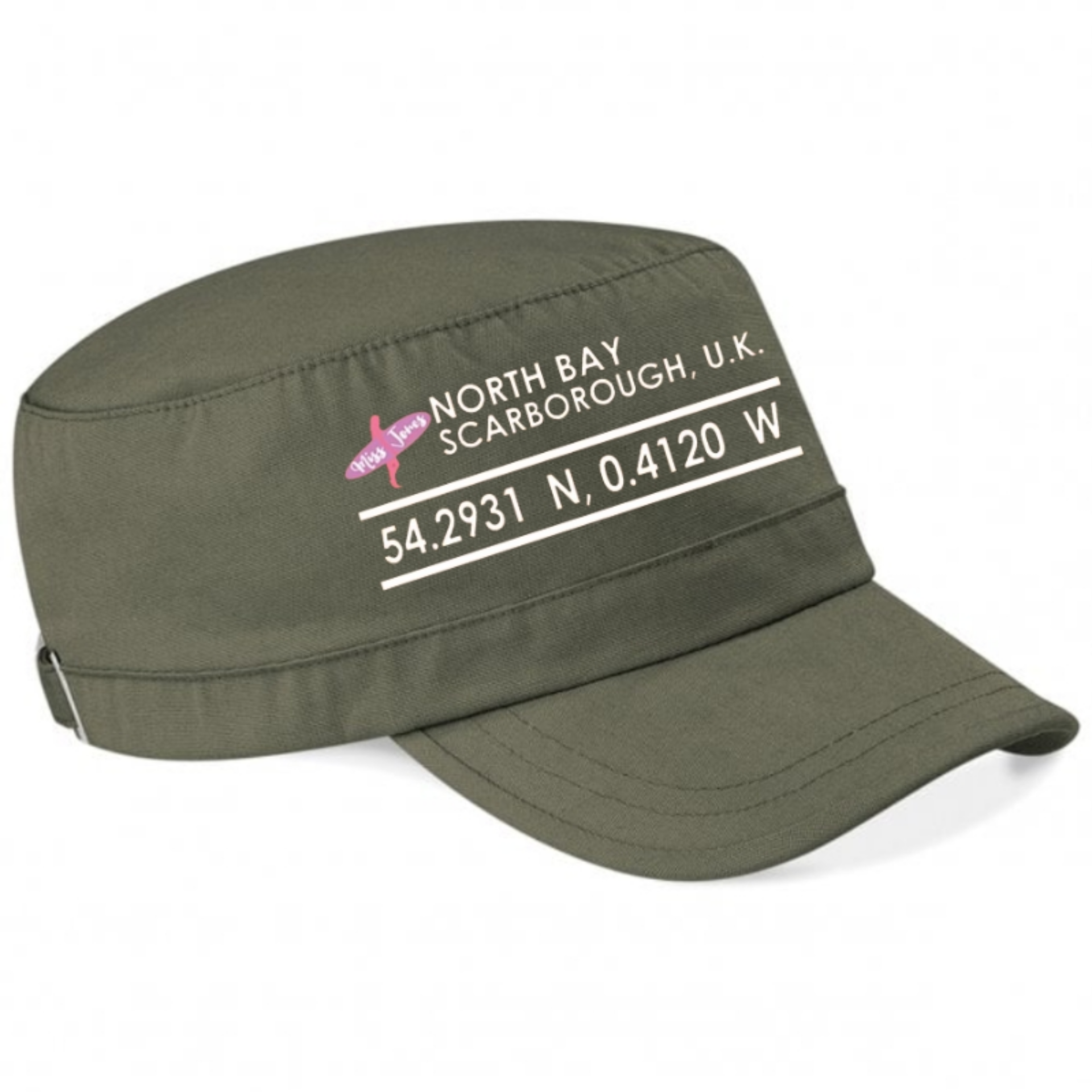 Miss Jones - Army Cap - Olive Green