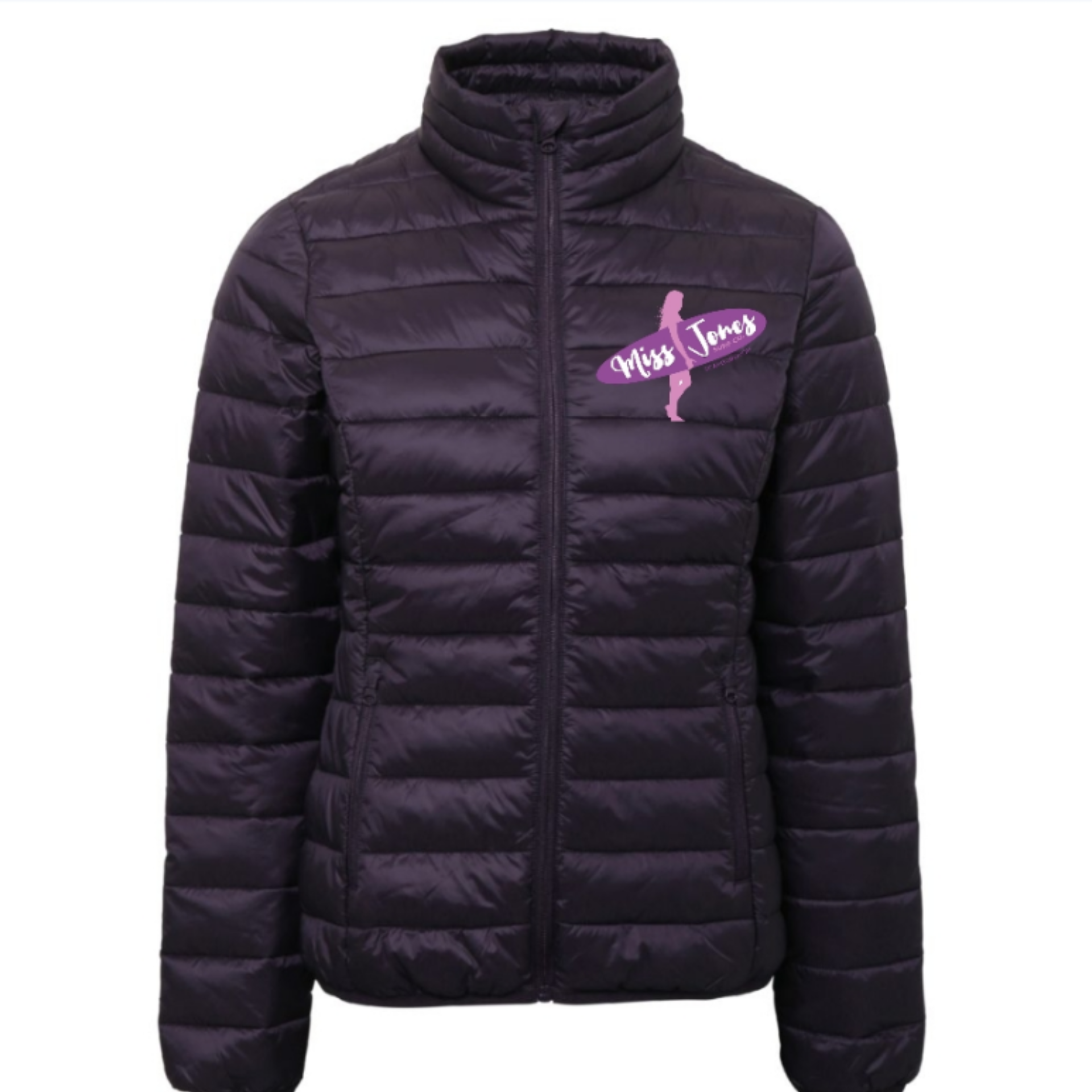 Miss Jones - Terrain Padded Jacket - Aubergine