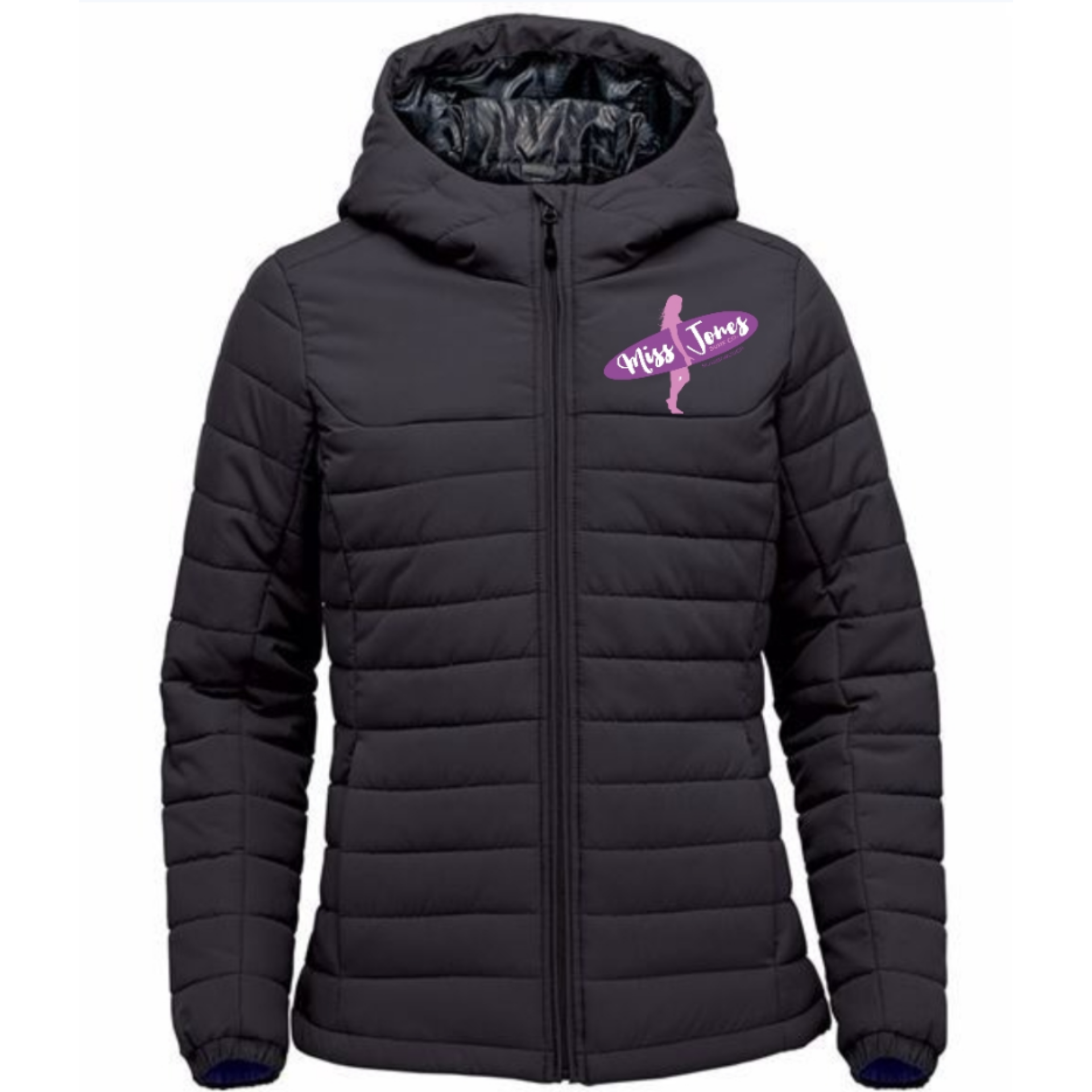 Miss Jones - Nautilus Quilted Jacket - Black
