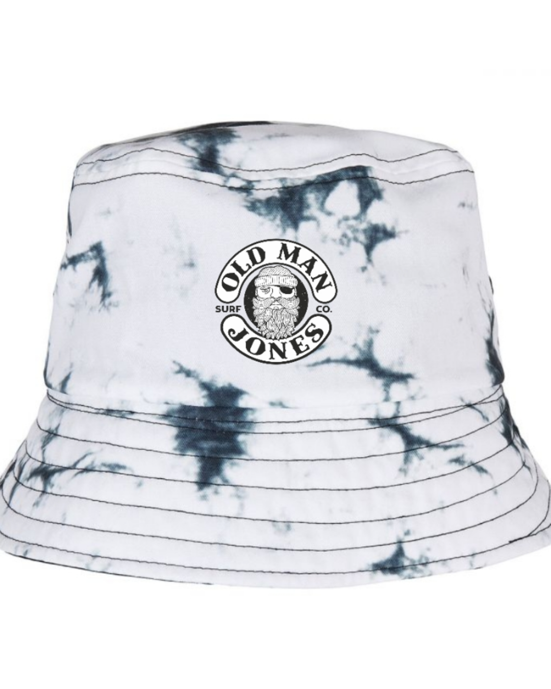 Batik Reversible Bucket Hat - Black / White