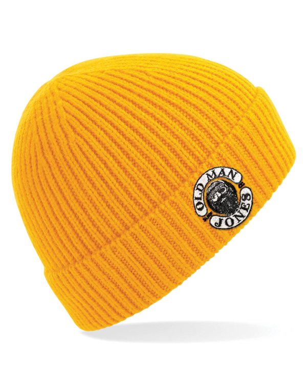 Chunky adult Ribbed Beanie - Sun Yellow