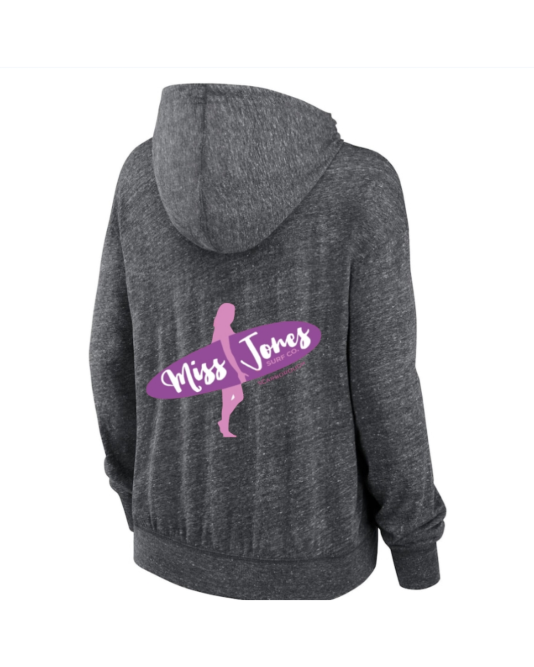 Miss Jones Stitched Logo - Charcoal - Oversized - Image 2