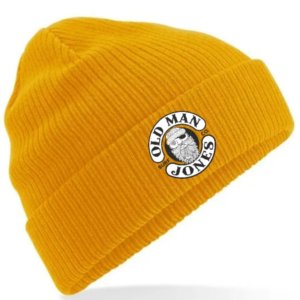 100% Organic adult Beanie - Mustard